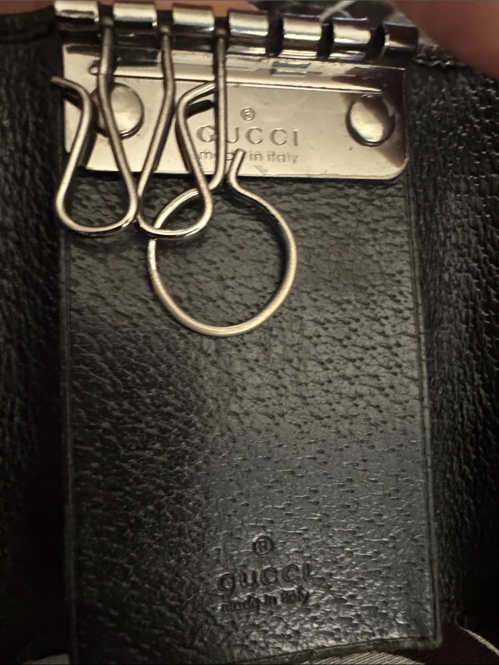 Authentic Gucci Sherry Line Key Holder